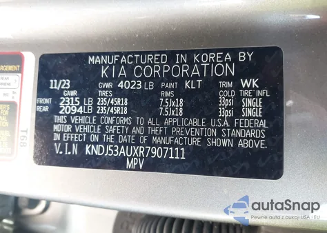 2024 Kia Soul Gt-Line from USA, damaged, VIN KNDJ53AUXR7907111